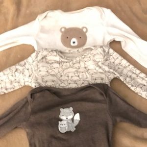 Just one you by carters 3M longsleeve onesies